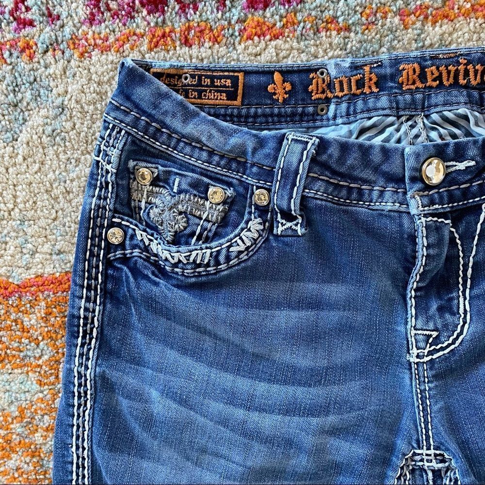 Rock Revival Shara Rhinestone Skinny Jeans - Picture 4 of 14